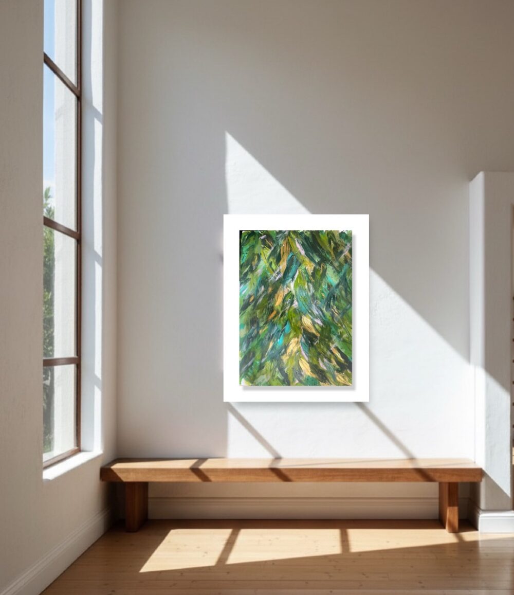 Willow Series #3 - Acrylic & Oil on Cold Press Paper